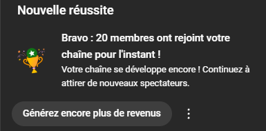 Youtube Membership 20 members